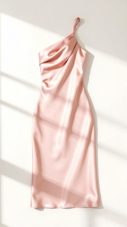 Elegantes Satin-Trägerkleid – Zeitlose Schönheit für besondere Anlässe
