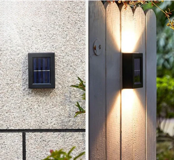 LED Wandlampe mit Solarenergie – Automatische Funktion