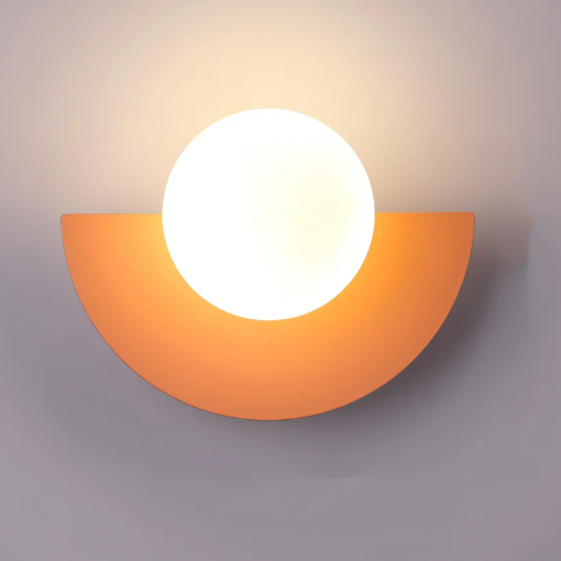Nordische Halbkreis-Wandleuchte