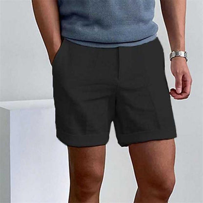 Herren Vintage Leinen Badeshorts