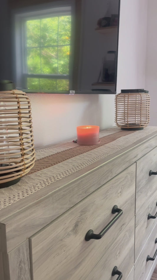 LED Tischlampe Wellenstruktur – Designerlampe