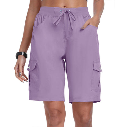 Schnelltrocknende Cargo-Shorts für Damen