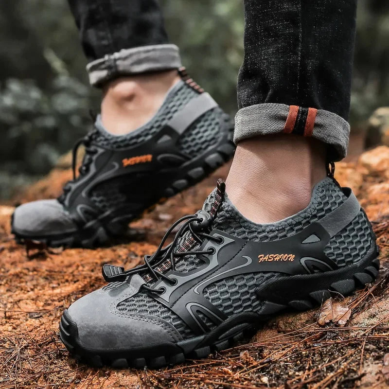 Herren Outdoor-Trekkingschuhe mit rutschfester Sohle und atmungsaktivem Mesh