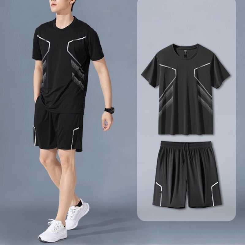 🔥🔥Schnelltrocknendes T-Shirt- und Shorts-Set für Herren