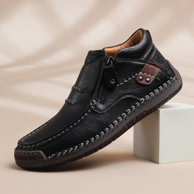 Outdoor-Sneaker für Herren im Retro-Stil aus PU-Leder