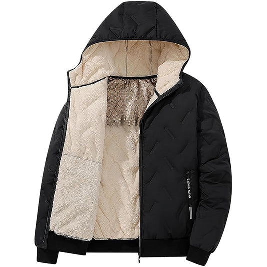 🔥Black-Friday-Mega-Angebot – 50 % Rabatt!🔥Herren Winter warmer Reißverschluss-Kapuzenmantel