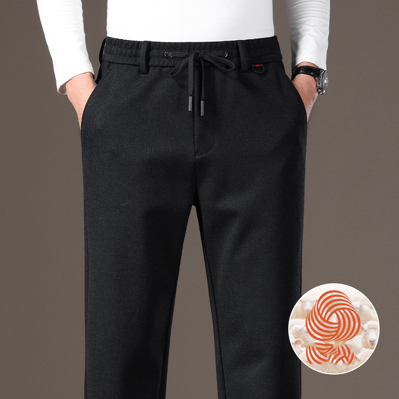 🔥Black-Friday-Mega-Angebot – 50 % Rabatt!🔥Herren warme Freizeithose in klassischer Passform mit Kordelzug