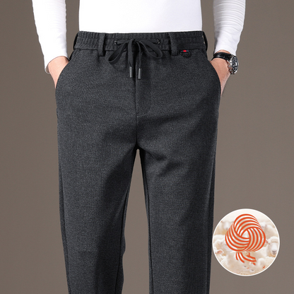 🔥Black-Friday-Mega-Angebot – 50 % Rabatt!🔥Herren warme Freizeithose in klassischer Passform mit Kordelzug