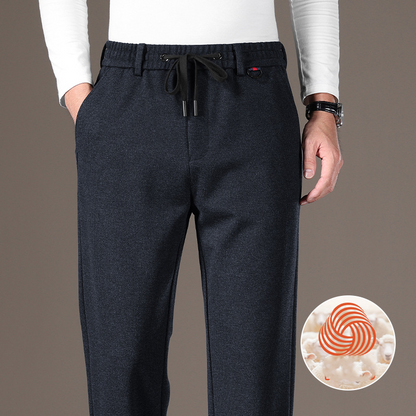 🔥Black-Friday-Mega-Angebot – 50 % Rabatt!🔥Herren warme Freizeithose in klassischer Passform mit Kordelzug