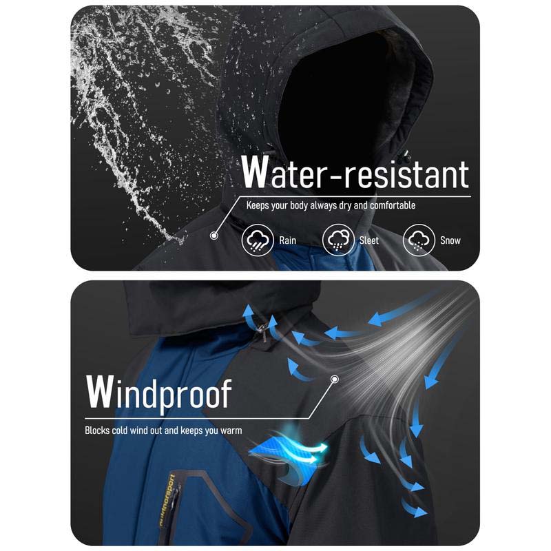 🔥Black-Friday-Mega-Angebot – 50 % Rabatt!🔥Herren Winterjacke wind- und wasserdicht