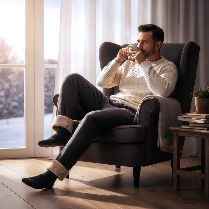 ⌛ Nur noch 3 Tage – 50 % auf alles! ⏰Herren Winter-Jogginghose mit Wärmefleece