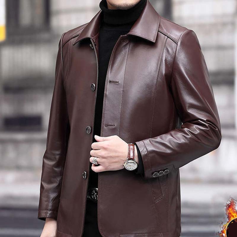 ✨ Weihnachtsangebote – Jetzt schnell sein! 🎅⏰Herren-Winter-Jacke mit Plüschfutter und stilvollem Design