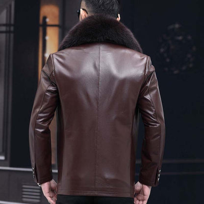 ✨ Weihnachtsangebote – Jetzt schnell sein! 🎅⏰Herren-Winter-Jacke mit Plüschfutter und stilvollem Design