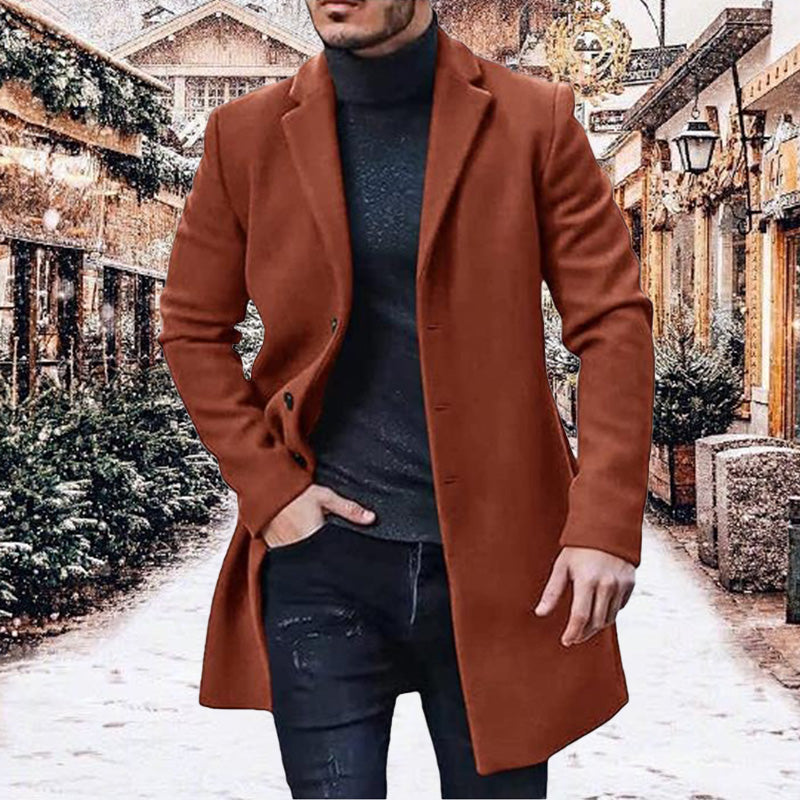 ⌛ Nur noch 3 Tage – 50 % auf alles! ⏰Vielseitiger und bequemer Tweedmantel für Herren