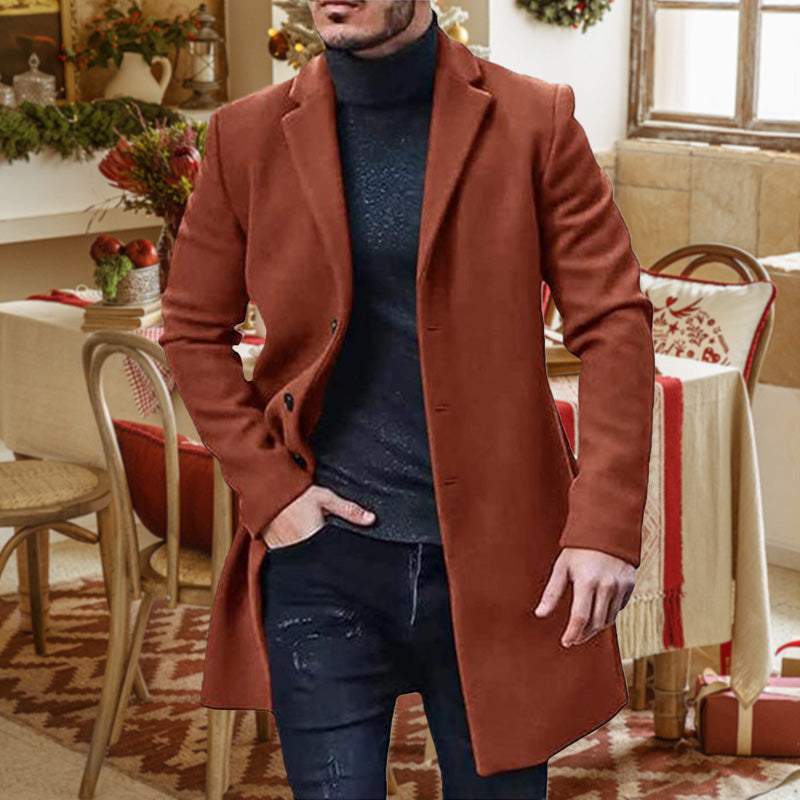 ⌛ Nur noch 3 Tage – 50 % auf alles! ⏰Vielseitiger und bequemer Tweedmantel für Herren