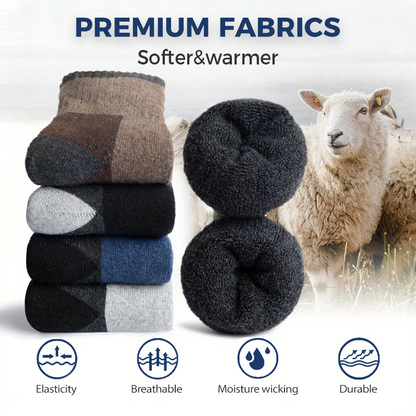 Unisex-Wandersocken – Temperaturregulierend & strapazierfest für Wanderungen & Alltag 🧦🚶‍♂️❄️