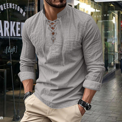 Herren Freizeithemd in Uni-Farbe – Klassisch, bequem & vielseitig kombinierbar 👔