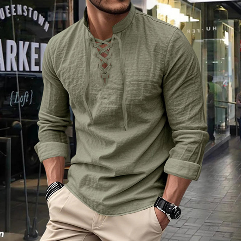 Herren Freizeithemd in Uni-Farbe – Klassisch, bequem & vielseitig kombinierbar 👔
