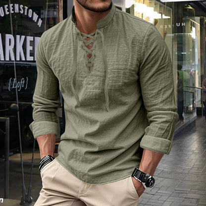 Herren Freizeithemd in Uni-Farbe – Klassisch, bequem & vielseitig kombinierbar 👔