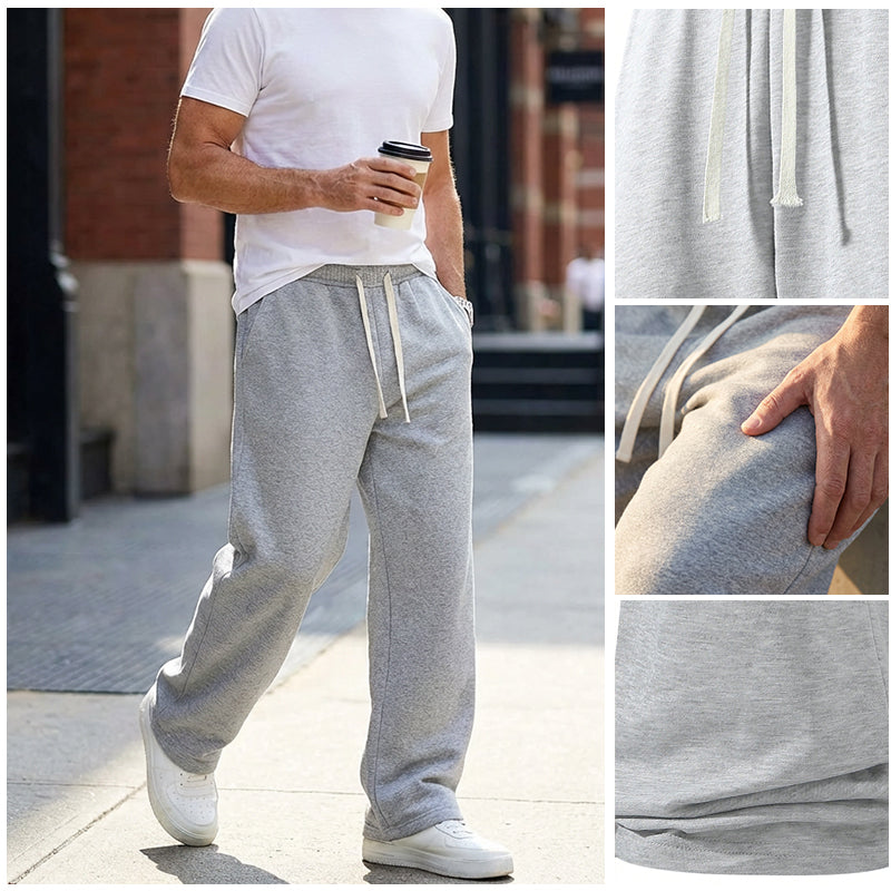 👖 Herren-Freizeithose in lockerer Passform – Mit praktischem Kordelzug