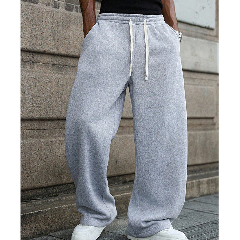 👖 Herren-Freizeithose in lockerer Passform – Mit praktischem Kordelzug