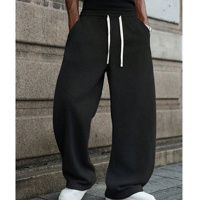 👖 Herren-Freizeithose in lockerer Passform – Mit praktischem Kordelzug