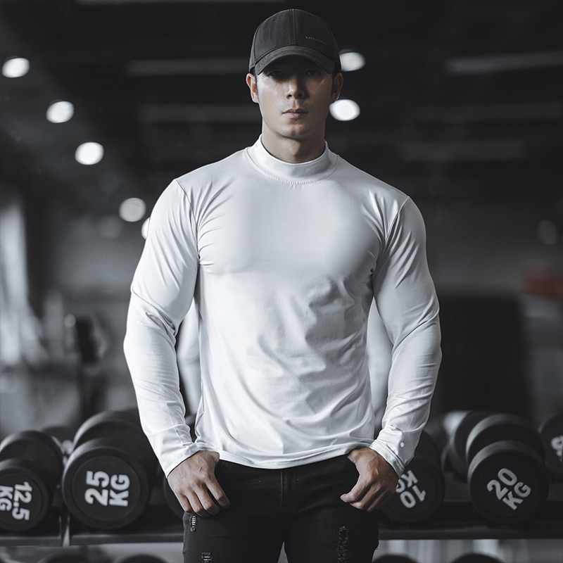 Langärmlige, schnelltrocknende Sportshirts für Herren