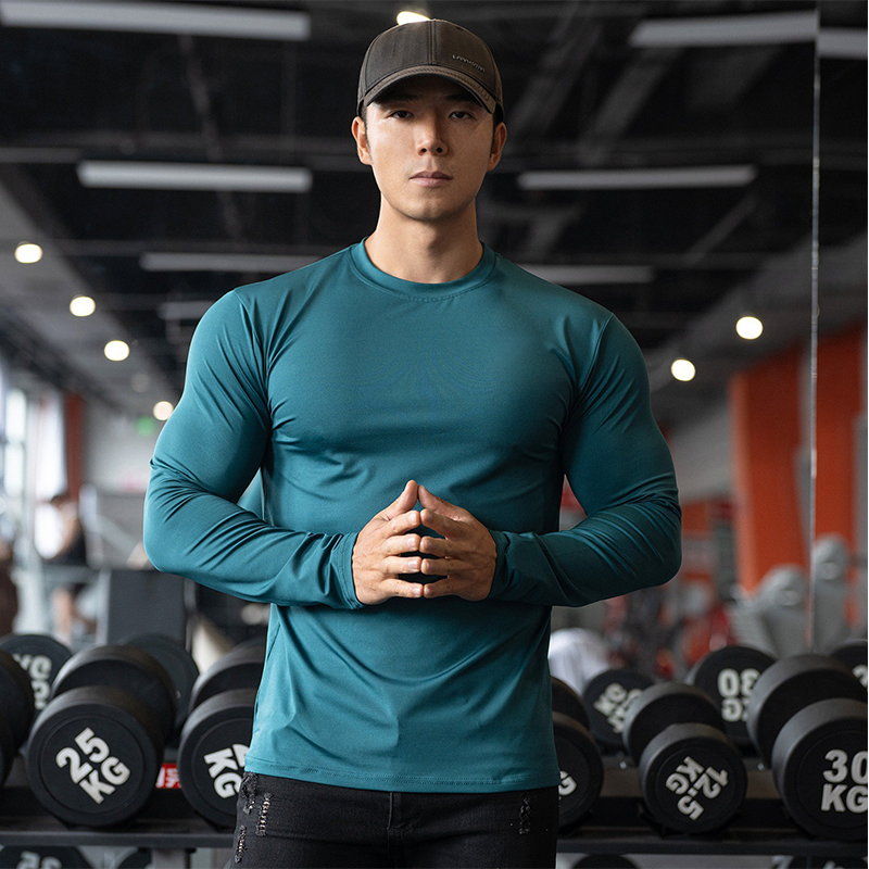 Langärmlige, schnelltrocknende Sportshirts für Herren