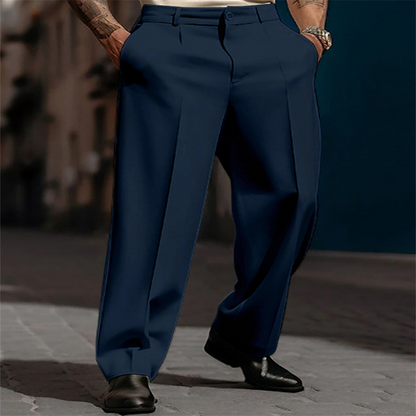 🌞Frühlingserwachen: 50% Rabatt!👔 Lässige Herrenhose mit Bundfalten & weitem Bein – Klassisch, atmungsaktiv & vielseitig für jeden Anlass
