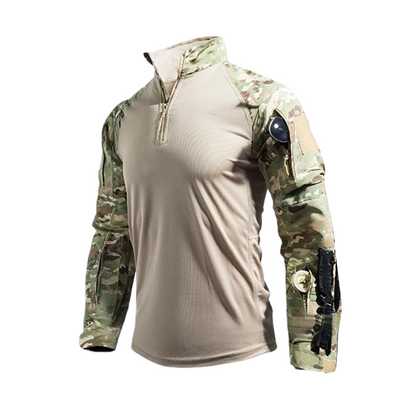 💎 50% RABATT! 💎 Langlebiges Multi-Pocket Outdoor- & Trainingsshirt – Atmungsaktiv, Robust & Taktisch Bereit 🌲💪