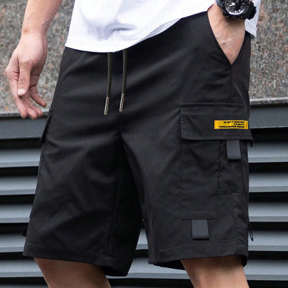 📢📢Letzter Tag – 50 % Rabatt!! ⏰ Herren Lässige Cargo-Shorts mit Kordelzug – Multifunktionstaschen, Verstärkte Nähte & Lockere Passform für Optimalen Komfort 🏕️