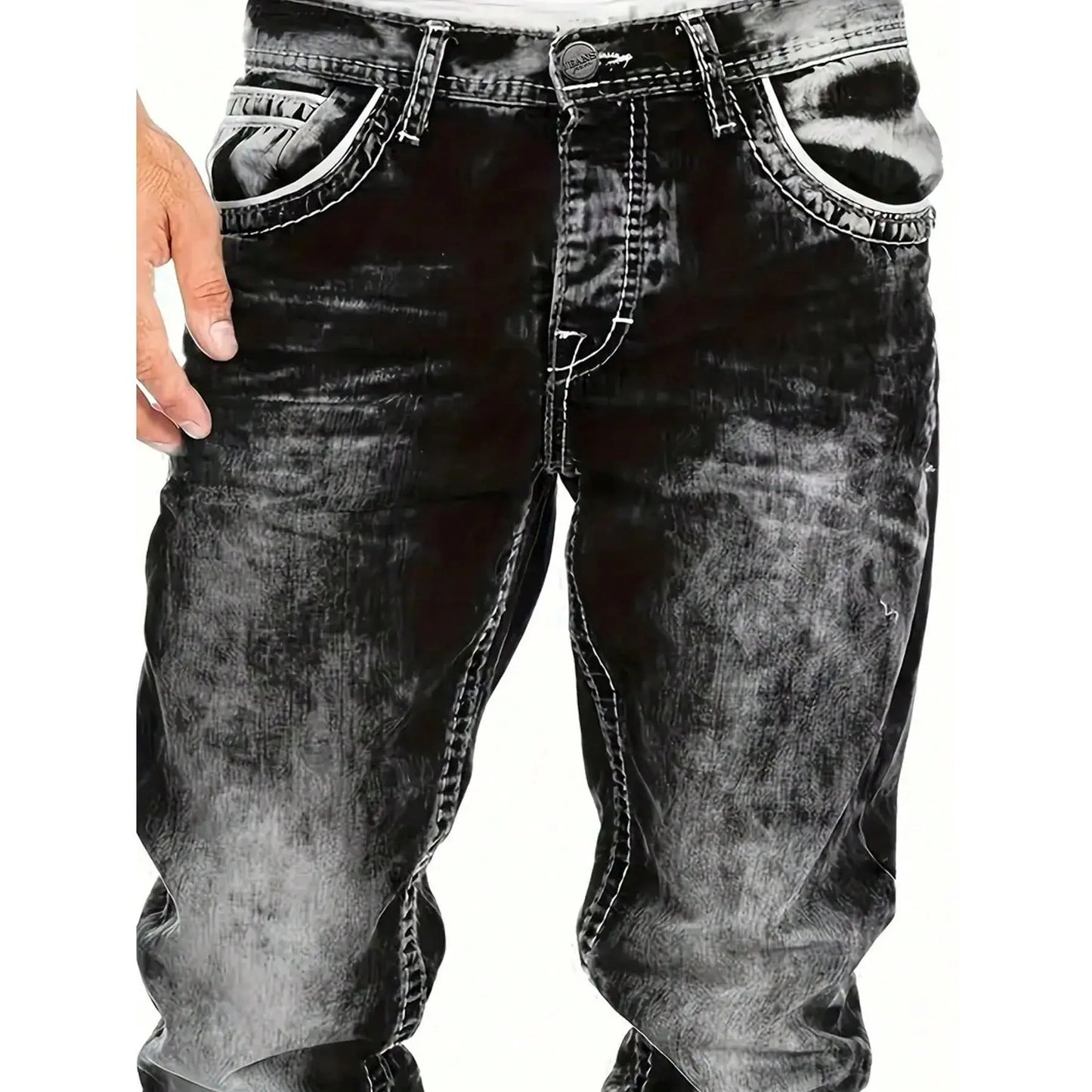Unkomplizierte Sommer-Jeans für Herren – leichte Stretch-Qualität, gerader Schnitt, vielseitig kombinierbar ☀️👍