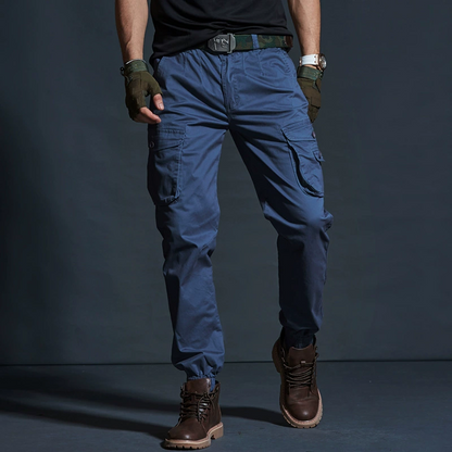 👖🔥 Herren Cargohose im Camouflage-Design – Slim Fit Jogger mit Bündchen, Mehrere Taschen