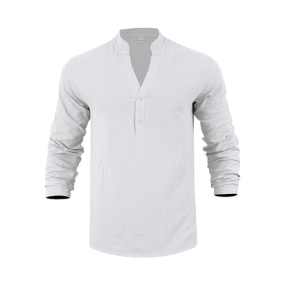 Lässiges Henley-T-Shirt für Herren📦Kostenloser Versand🔥