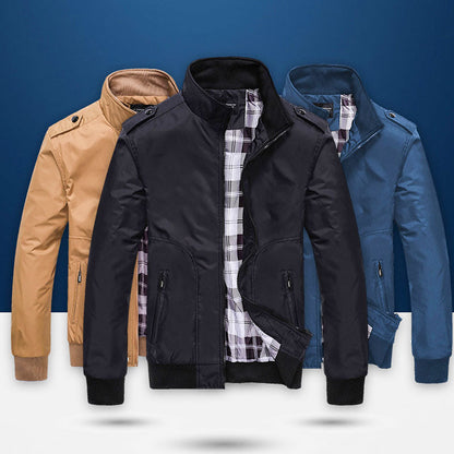 🧥 50% RABATT ! Elegante Windjacke für Herren – Lässiger Business-Style mit Stehkragen & Mehreren Taschen 💼