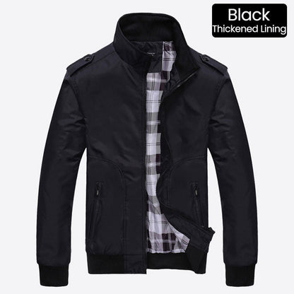 🧥 50% RABATT ! Elegante Windjacke für Herren – Lässiger Business-Style mit Stehkragen & Mehreren Taschen 💼