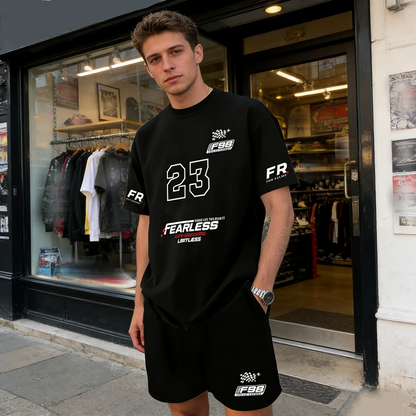 🕶️👕 Herren Freizeit-Set – Digitalprint, Kurzarm, Modern & Stylisch📦Kostenloser Versand🔥