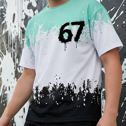 Jungen-3D-Print-T-Shirt- & Shorts-Set📦Kostenloser Versand🔥