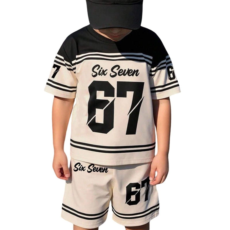 Jungen-3D-Print-T-Shirt- & Shorts-Set📦Kostenloser Versand🔥