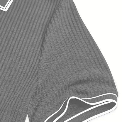 Summer Casual Short Sleeve Polo Shirt