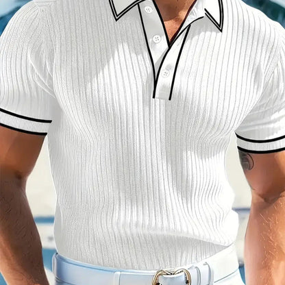 Summer Casual Short Sleeve Polo Shirt