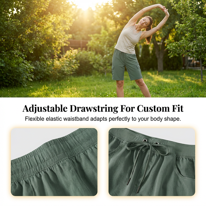 Schnelltrocknende Cargo-Shorts für Damen