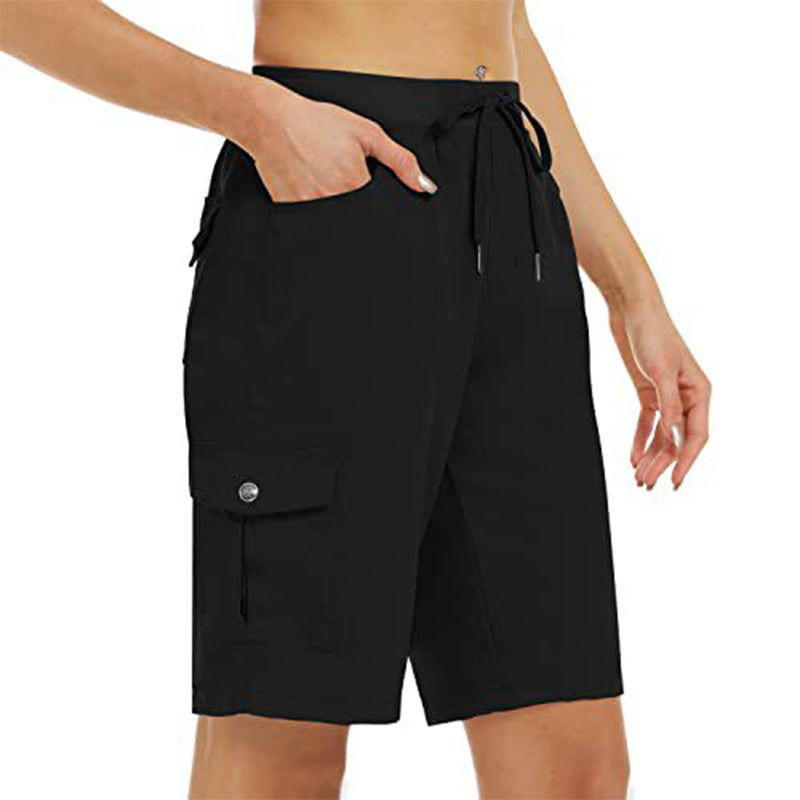 Schnelltrocknende Cargo-Shorts für Damen