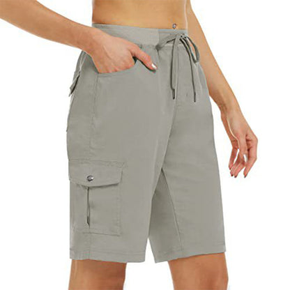 Schnelltrocknende Cargo-Shorts für Damen