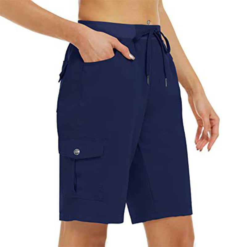 Schnelltrocknende Cargo-Shorts für Damen