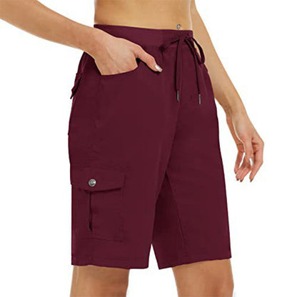 Schnelltrocknende Cargo-Shorts für Damen