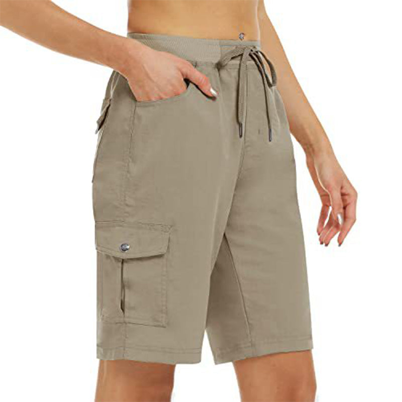 Schnelltrocknende Cargo-Shorts für Damen
