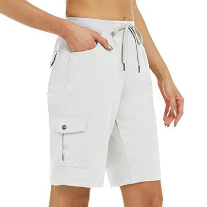 Cargo-Shorts für Damen – schnelltrocknend mit praktischen Taschen – bequem & funktional für Freizeit & Reise