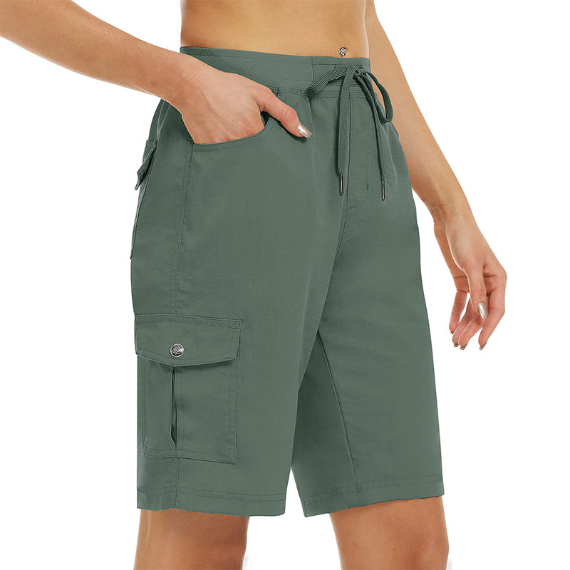Schnelltrocknende Cargo-Shorts für Damen