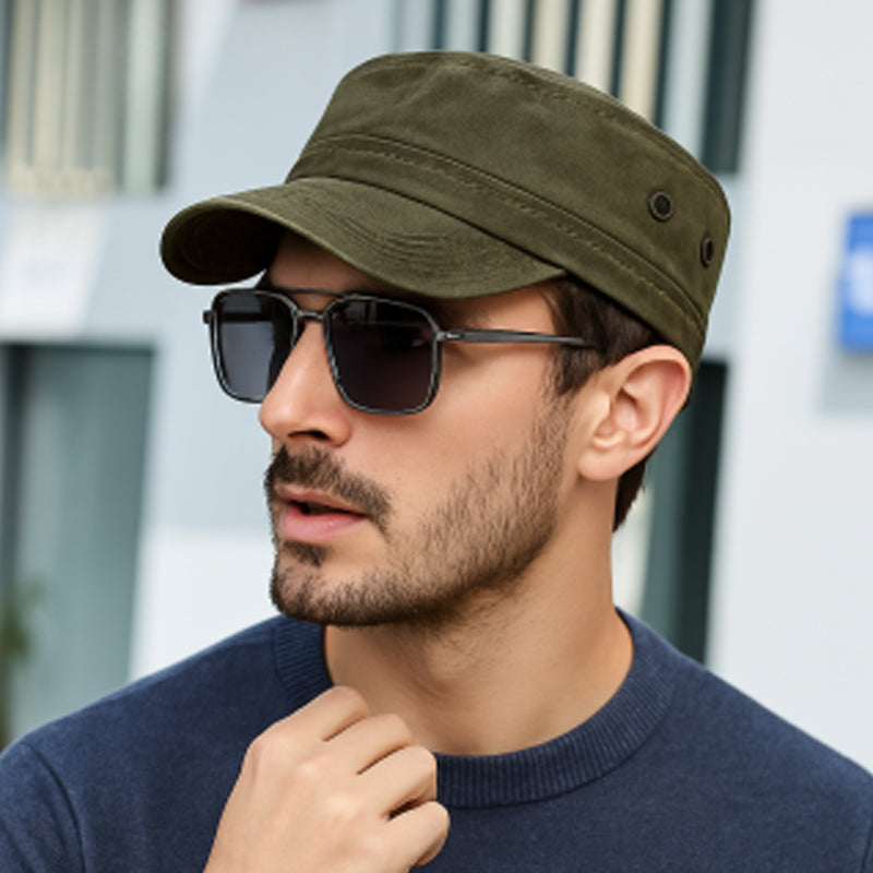 Vintage-Flachmütze im Baseball-Cap-Stil – klassisch, bequem & zeitlos – ideal für Freizeit & den täglichen Look